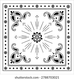 bandana design illustration drawing