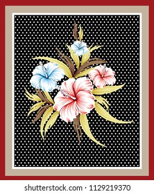 bandana flowers bunches pattern