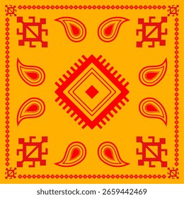 Bandana, pañuelo para la cabeza, patrón de pañuelo para la cabeza