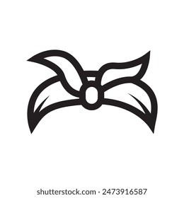 bandana icon vector illustration logo design