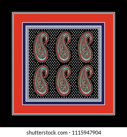 bandana paisley pattern