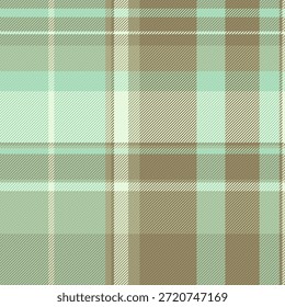 Textura de tecido de padrão de Bandana, verificação de vetor sem costura popular. Plano de fundo têxtil de tartan liso em cores claras e pastel paleta.