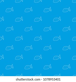 Bandana pattern vector seamless blue repeat for any use