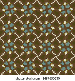 Bandana Print, silk neck scarf or kerchief square pattern design style for print on fabric, vector seamless pattern.