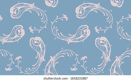 Impresión de Bandana. Patrón vectorial sin fisuras con adorno paisley. Escarcha o pañuelo en el cuello de seda. Fondo floral vintage. Textil asiático. Textura tribal. Estilo bohemio. Motif indio. 
