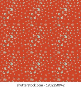 Impresión de Bandana. Patrón vectorial sin fisuras con adorno paisley. Escarcha o pañuelo en el cuello de seda. Fondo floral vintage. Textil asiático. Textura tribal. Estilo bohemio. Motif indio.