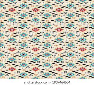 Bandana Print. Vector seamless pattern with paisley ornament. Silk neck scarf or kerchief. Floral vintage background. Asian textile. Tribal texture. Bohemian style. Indian motif.