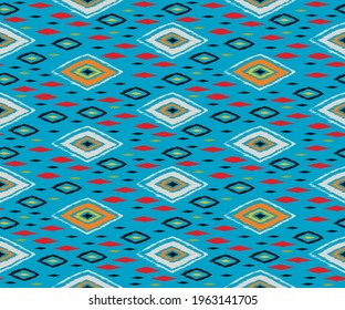 Bandana Print. Vector seamless pattern with paisley ornament. Silk neck scarf or kerchief. Floral vintage background. Asian textile. Tribal texture. Bohemian style. Indian motif.