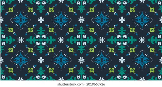 Impresión de Bandana. Patrón vectorial sin fisuras con adorno paisley. Escarcha o pañuelo en el cuello de seda. Fondo floral vintage. Textil asiático. Textura tribal. Estilo bohemio. Motif indio.