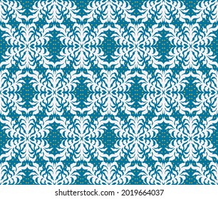 Bandana Print. Vector seamless pattern with paisley ornament. Silk neck scarf or kerchief. Floral vintage background. Asian textile. Tribal texture. Bohemian style. Indian motif.