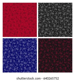 Bandana seamless background, vector illustration