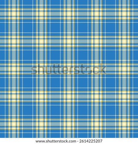 Bandana seamless check pattern, romantic tartan fabric background. Fiber vector plaid textile texture in cyan and light colors palette.