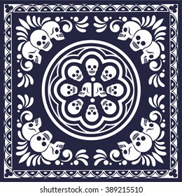 bandana with skull