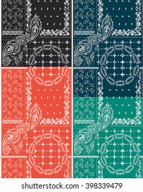 bandanna paisley seamless pattern