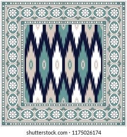 bandanna pattern on white