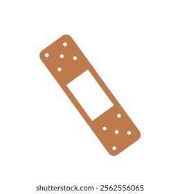 Banded Brown and White Vector. Symbol. Icon