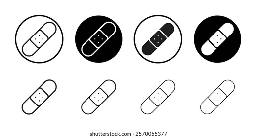 Bandiage icon Vector set outline