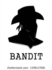 bandit head silhouette