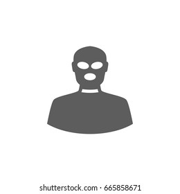Bandit icon in trendy flat style isolated on white background. Symbol for your web site design, logo, app, UI. Vector illustration, EPS