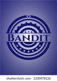 Bandit with jean texture