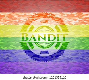 Bandit lgbt colors emblem 