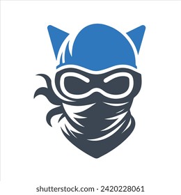 Bandit mask icon. Masks of criminals, bandits and mafia icon. Masks icon