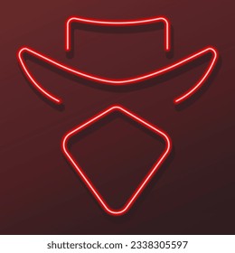 bandit neon sign, modern glowing banner design, colorful modern design trends on black background. Vector illustration.