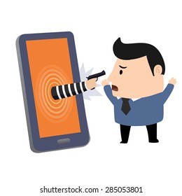 Bandit in smart phone