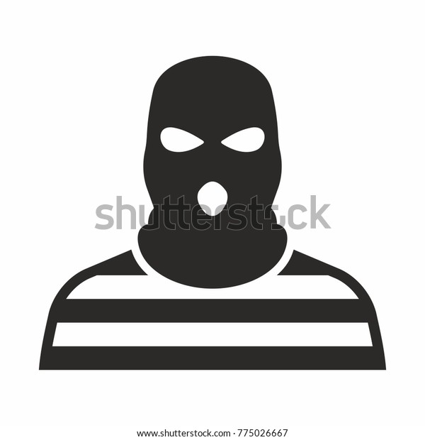 Bandit Vector Icon Stock Vector Royalty Free 775026667