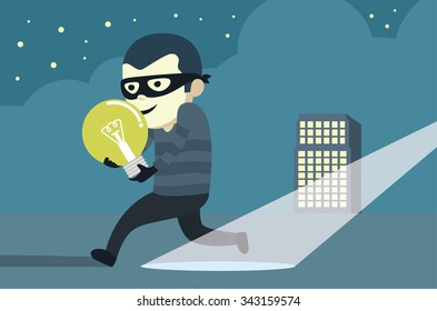 Bandit wearing mask robbery idea then run away from arrest.