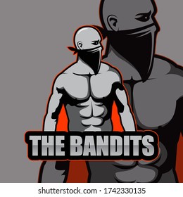 The Bandits Mascot Esport  Logo Design