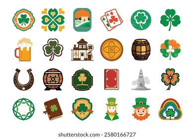 bandle st. patrick’s day, vintage, retro