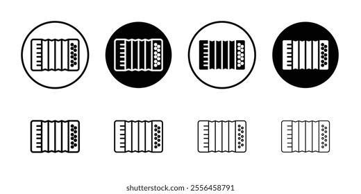 Bandoneon instrument Art design illustration