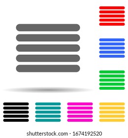 bands multi color style icon. Simple thin line, outline vector of web icons for ui and ux, website or mobile application