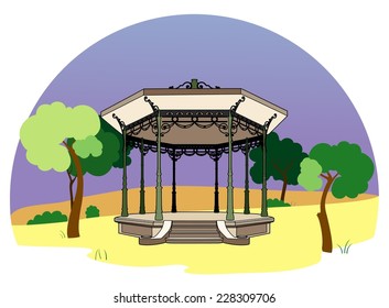 bandstand in the park