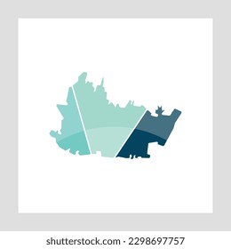 Mapa de Bandung diseño de logotipo creativo moderno