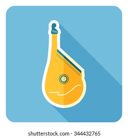 Bandura icon. Flat design. Vector illustration.