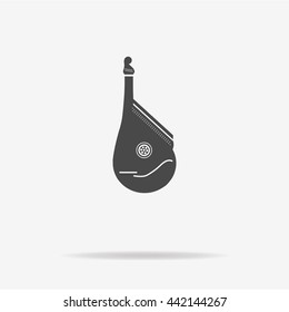 Bandura icon. Vector concept illustration for design.