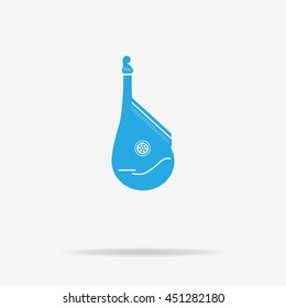Bandura icon. Vector concept illustration for design.