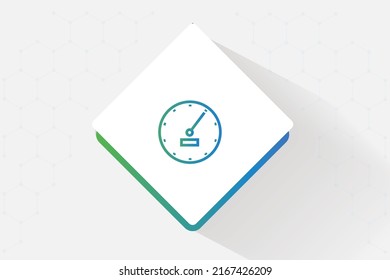 Bandwidth Capacity Monitoring Icon Vector Design