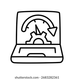 Ancho de banda Doodle icono EPS 10 Archivo