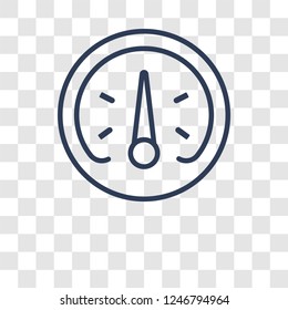 Bandwidth icon. Trendy Bandwidth logo concept on transparent background from web hosting collection