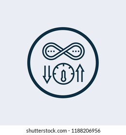 Bandwidth Vector Icon 