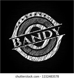 Bandy on blackboard
