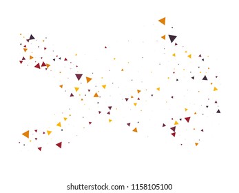 Bang, Blast, Moved Particles, Vector Explosion Burst Border. Broken Glass Moving Memphis Bright Fragmentation.