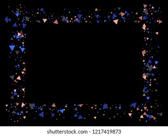 Bang, Blast, Moved Particles, Vector Explosion Border. Broken Glass Moving Memphis Grunge Fragmentation. Stars, Sparkles, Magic Cosmic Frame, Vortex, Shattered Graphic. Grunge Cool Memphis.