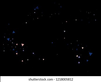 Bang, Blast, Moved Particles, Vector Explosion Border. Broken Glass, Triangle Memphis Grunge Fragmentation. Stars, Glitter, Trendy Cosmic Frame, Vortex, Shattered Fragments. Grunge Cool Memphis.