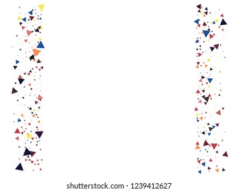 Bang, Blast, Moved Particles, Vector Explosion Frame. Broken Glass, Triangle Memphis Grunge Fragmentation. Stars, Glitter, Trendy Cosmic Frame, Vortex, Shattered Fragments. Funky Cool Memphis.