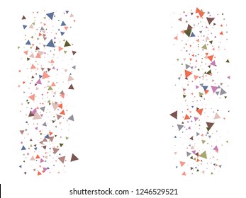 Bang, Blast, Moved Particles, Vector Explosion Frame. Broken Glass, Triangle Memphis Grunge Fragmentation. Stars, Sparkles, Magic Cosmic Frame, Vortex, Shattered Fragments. Funky Cool Memphis.