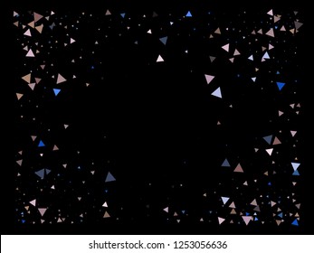 Bang, Blast, Moved Particles, Vector Explosion Background. Broken Glass Shattered Memphis Grunge Fragmentation. Stars, Glitter, Trendy Cosmic Frame, Vortex, Shattered Fragments. Funky Cool Memphis.